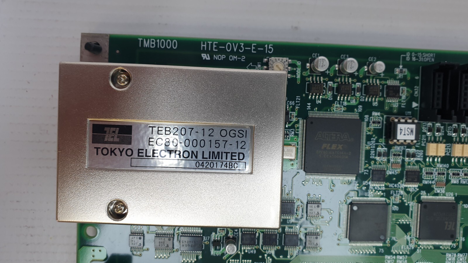Tokyo Electron Interface Board TMB1000 HTE-0V3-E-15 with TEB207-12 OGSI