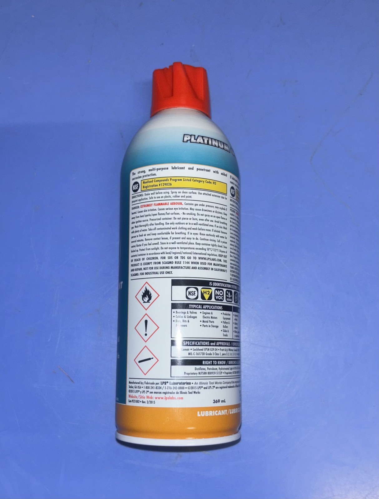 LPS 2 Heavy Duty Lubricant, 11 oz, Aerosol Can SH1