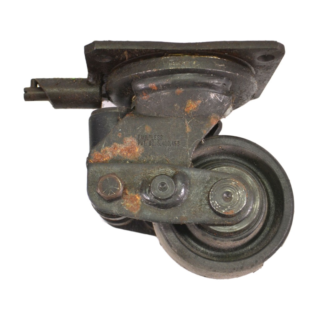 (Lot of 4) Faultless Industrial Heavy-Duty 3″ x 1.75″ Steel Rolling Caster Wheel