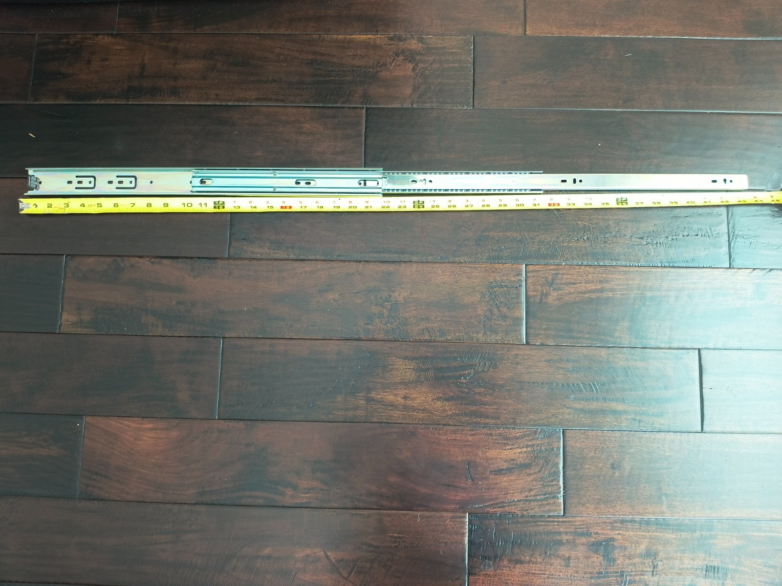 (Qty 2) Drawer Rail/ Slide with ball bearing 21-1/2″ closed; 43 1/4″ open/extend