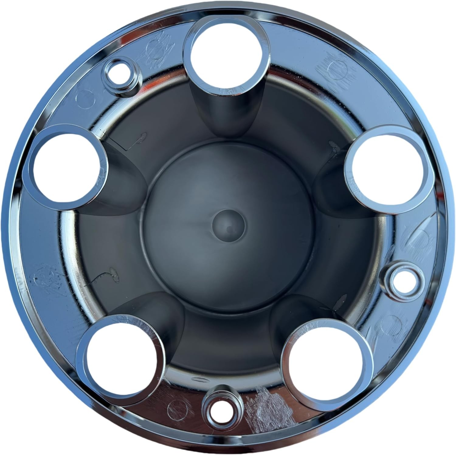 1980-1996 F150 Bronco Van Chrome Wheel Hub Center Caps RED 4 PCS