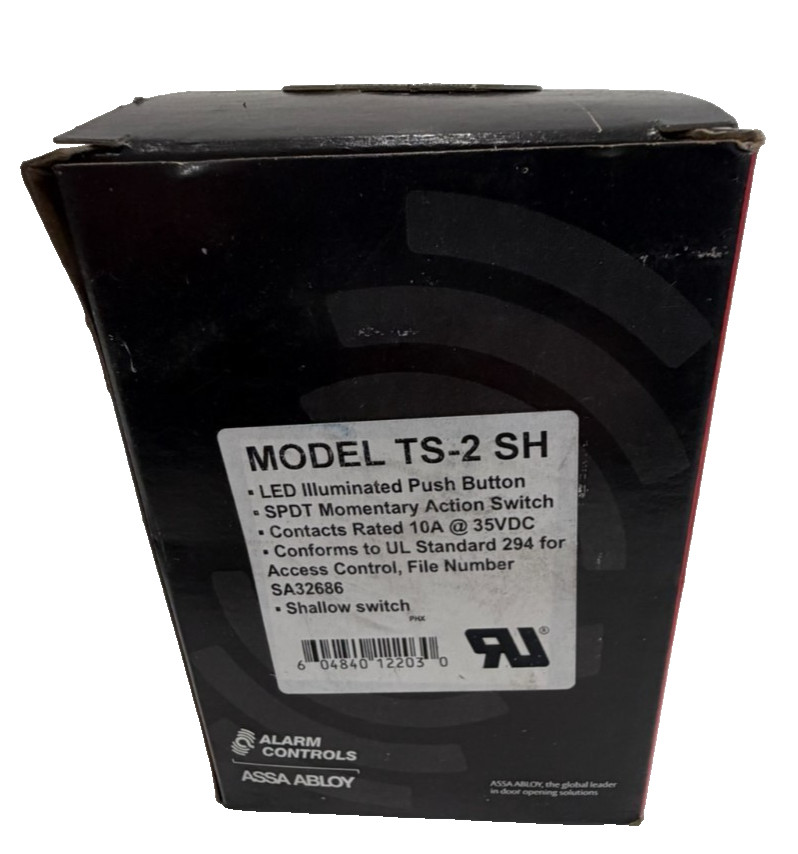 NEW ALARM CONTROLS TS-2 PUSH BUTTON TS-2TD TS2