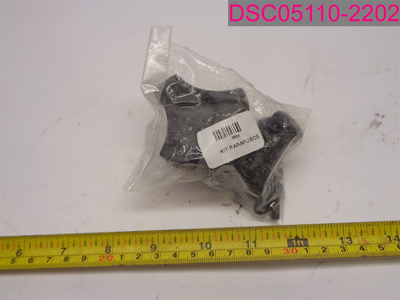 Black Screw-on Handle Kit 2604 KIT PARAFUSOS