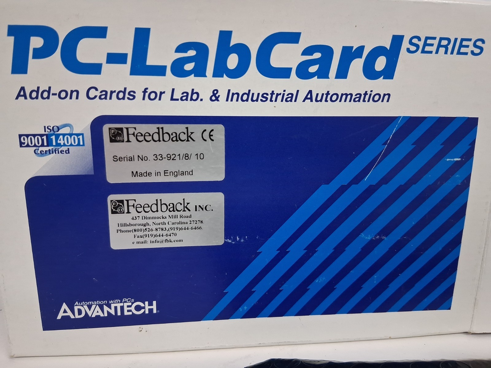 Advantech PC-Lab Card Series PCI-1751 REV.A1 02-2(184)
