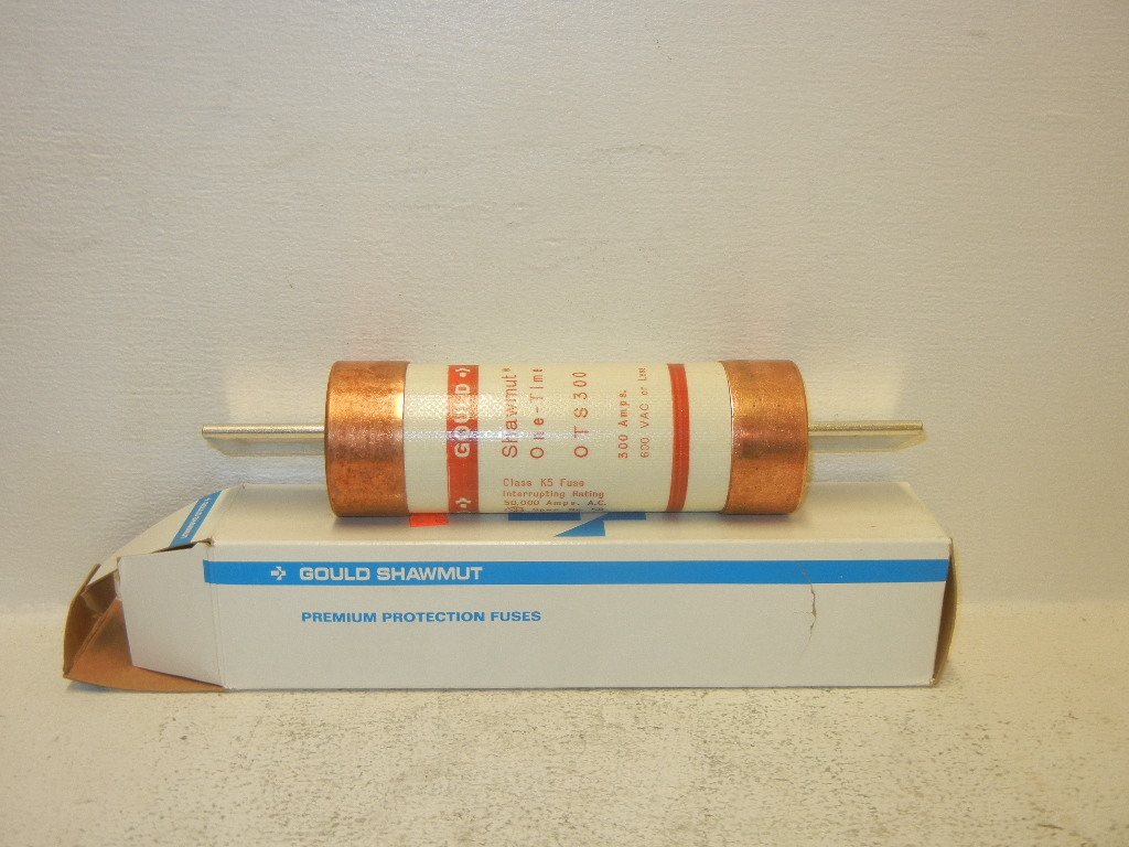 GOULD SHAWMUT OTS300 NEW 300A ONE-TIME FUSE 600V OTS300