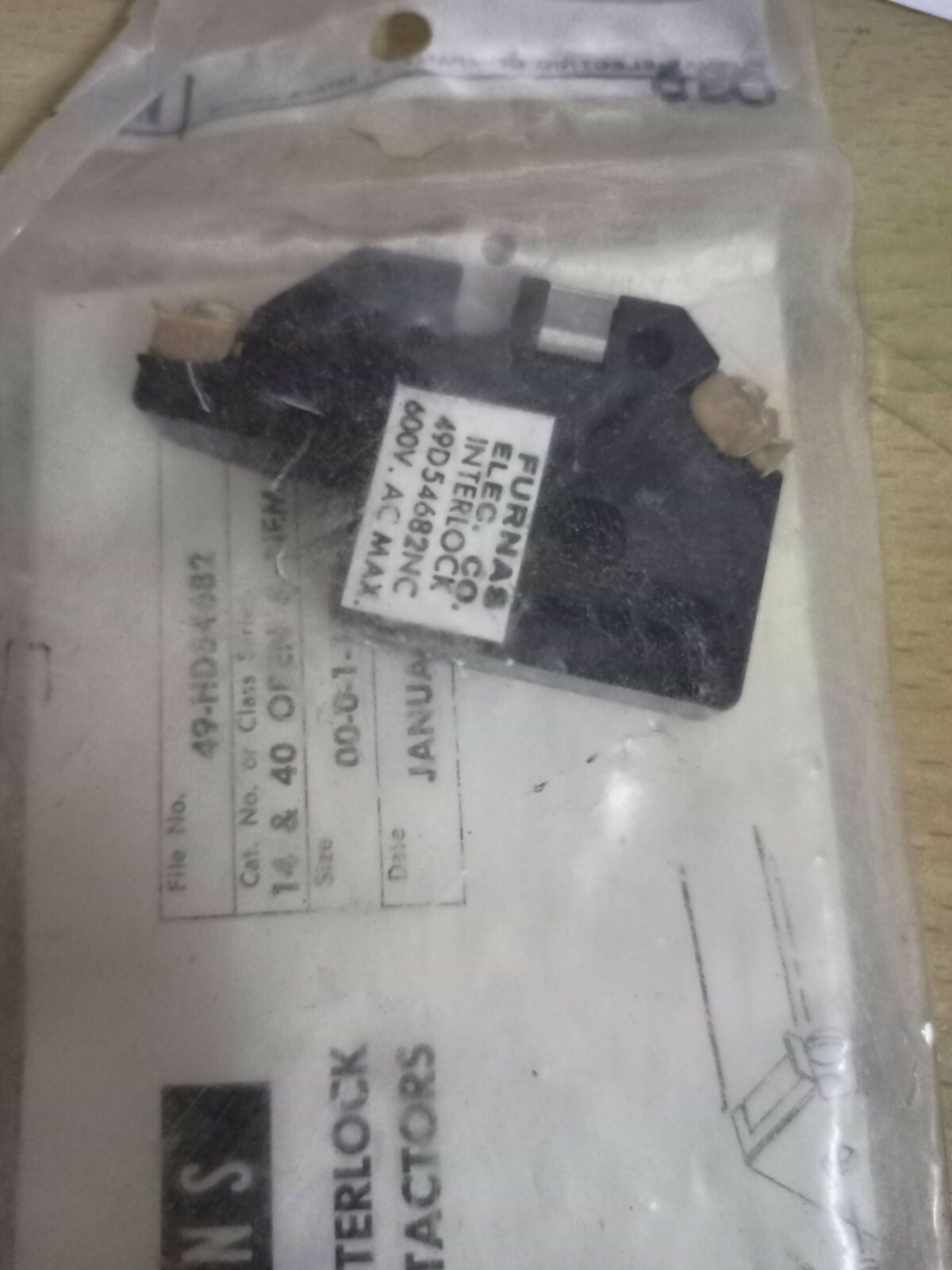 49-D54682NC Auxiliary FURNAS