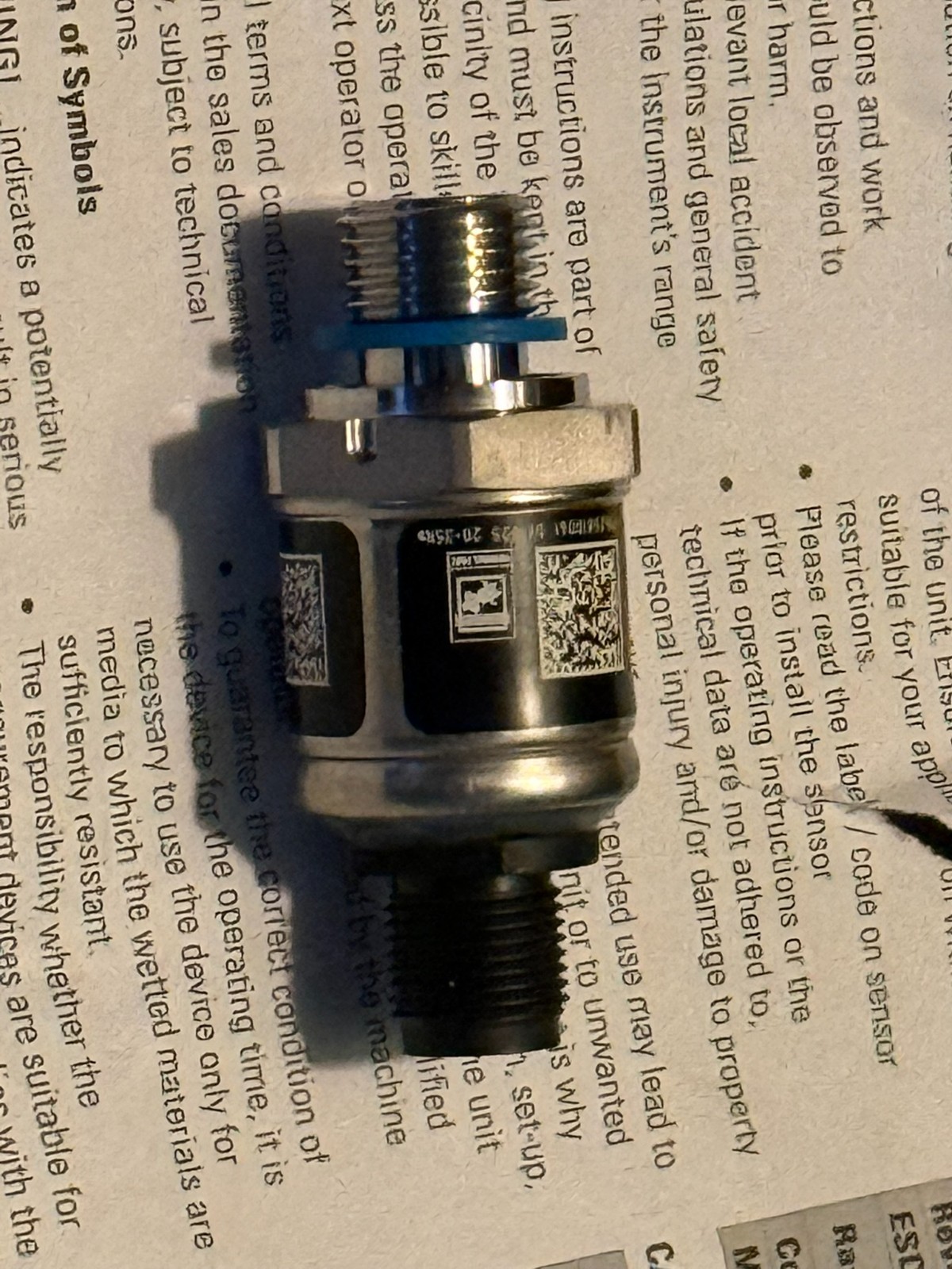 Sensata PTE7500 CANopen Pressure Sensor 20-35nm