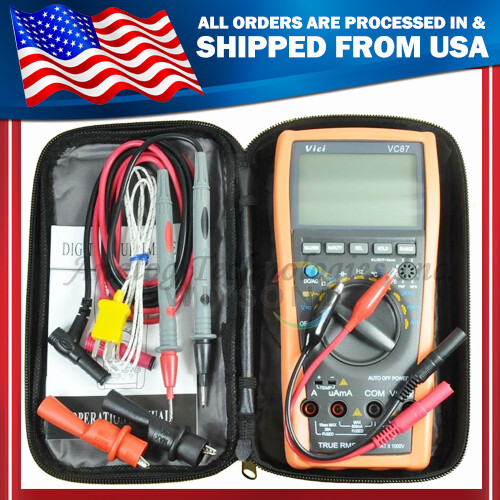 VC87 87v True RMS digital multimeter for motor drives industrial DMM USA Seller