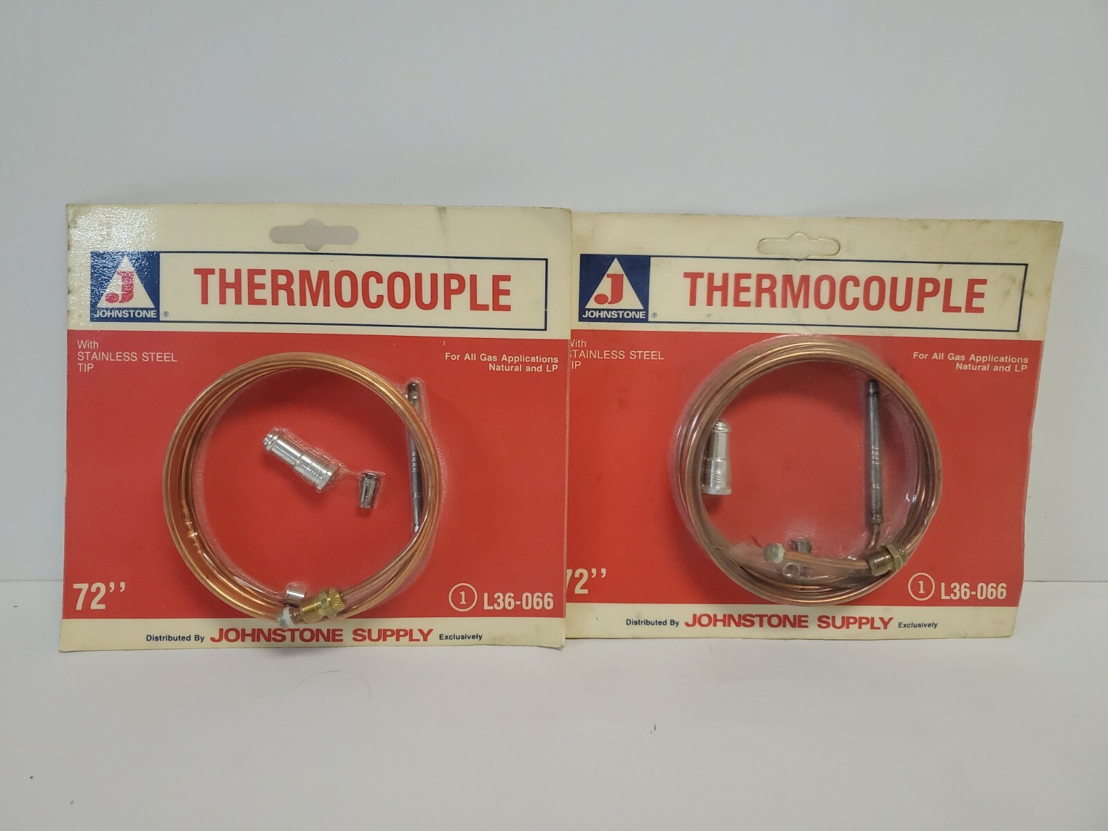 LOT OF (2) NEW OLD STOCK! JOHNSTONE 72″ THERMOCOUPLES L36-066