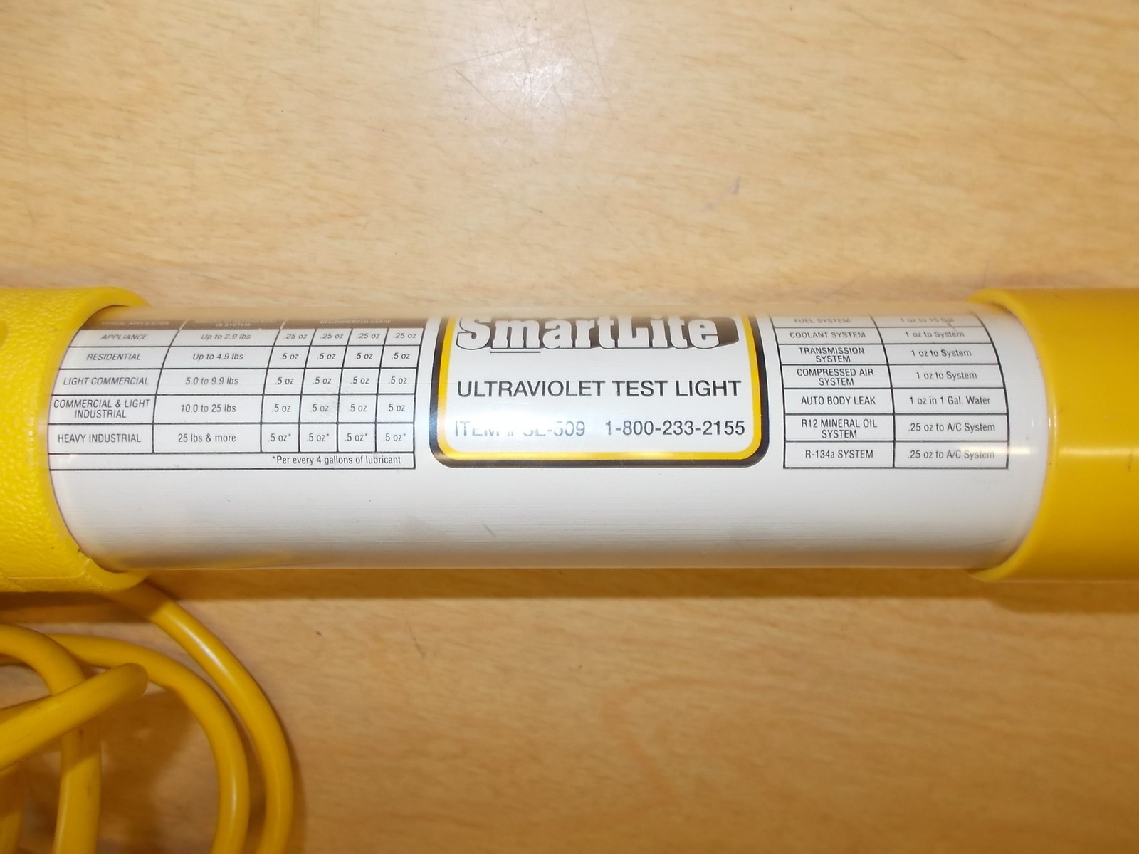 SmartLite Ultraviolet Test Light SL-509 Rateble Lamp B-5799 234”*FREE SHIPPING*