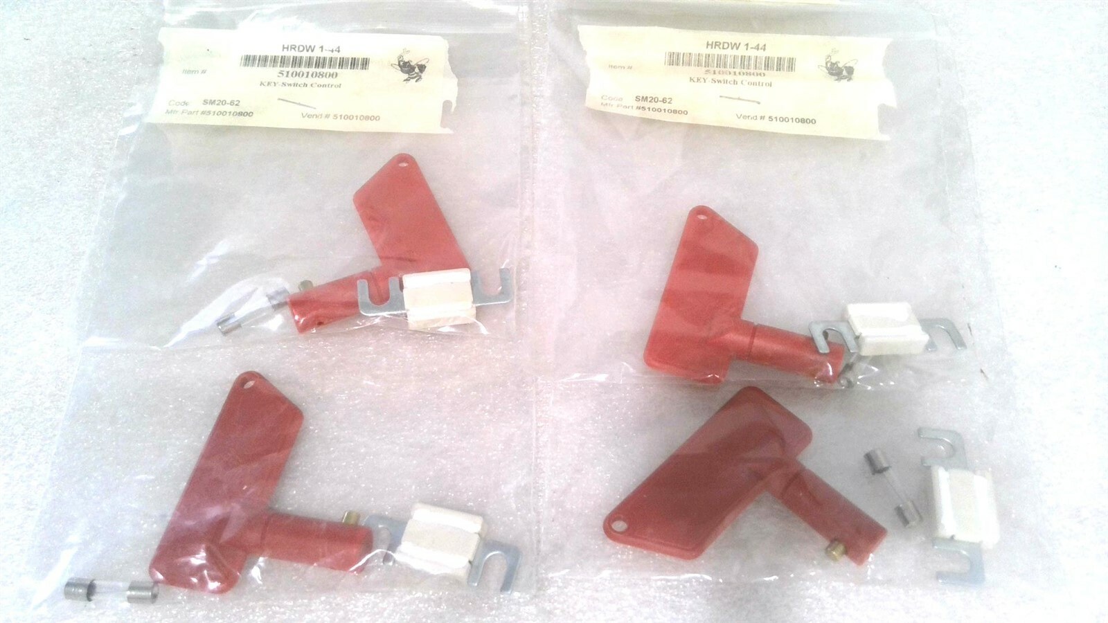 510010800 KEY-SWITCH CONTROL KIT, FUSE, TERMINAL, BATTERY DISCONNECT (LOT OF 7)