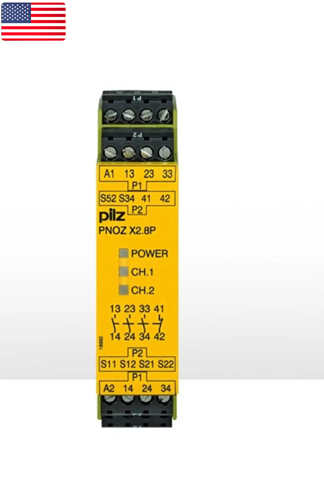 1PC New pilz 777301 PNOZ X2.8P 24VACDC 3N/O 1N/C – US Stock