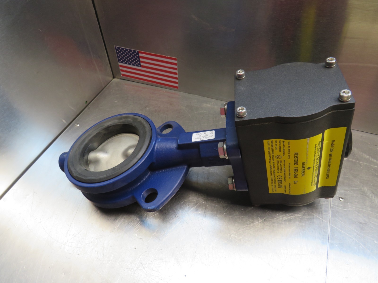 Keystone GR-0080W0A10016-D1S00S0E000KB w/ F89U-004 DA Actuator