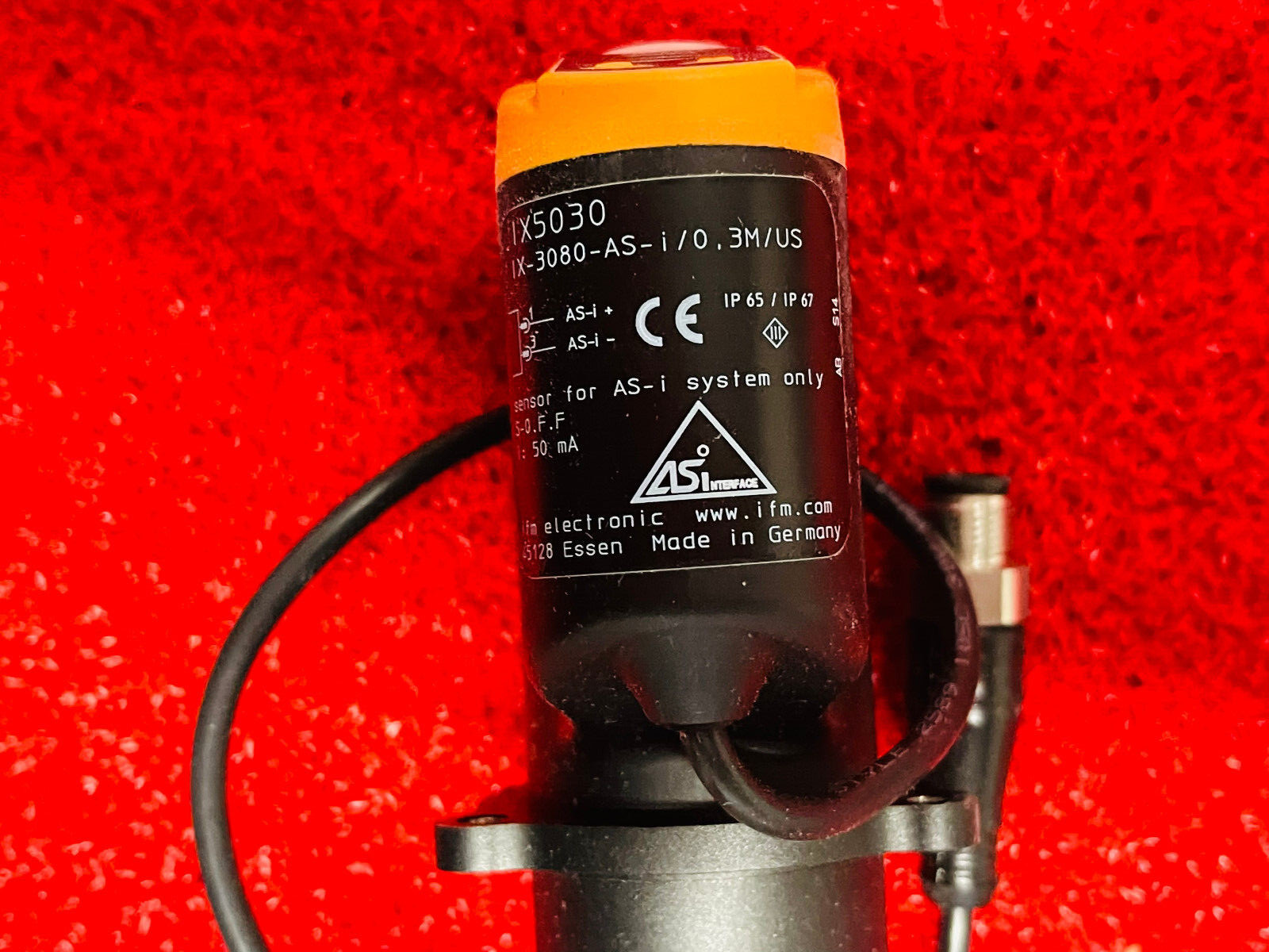 IFM Efector IX5030 Valve Sensor IX-2080-AS-i/0,3M/US