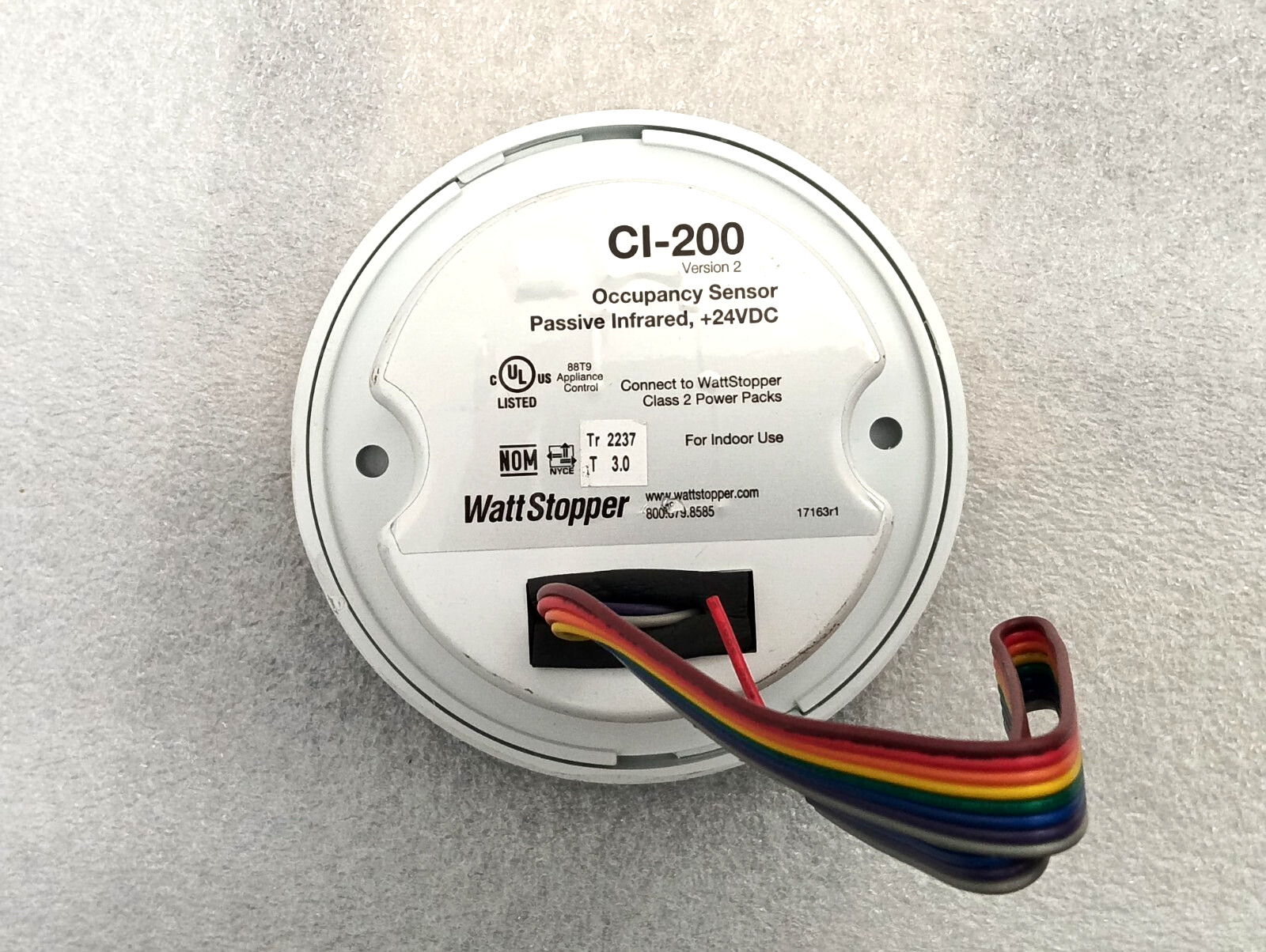 Wattstopper CI-200 Version 2 Occupancy Sensor Passive Infrared +24vdc
