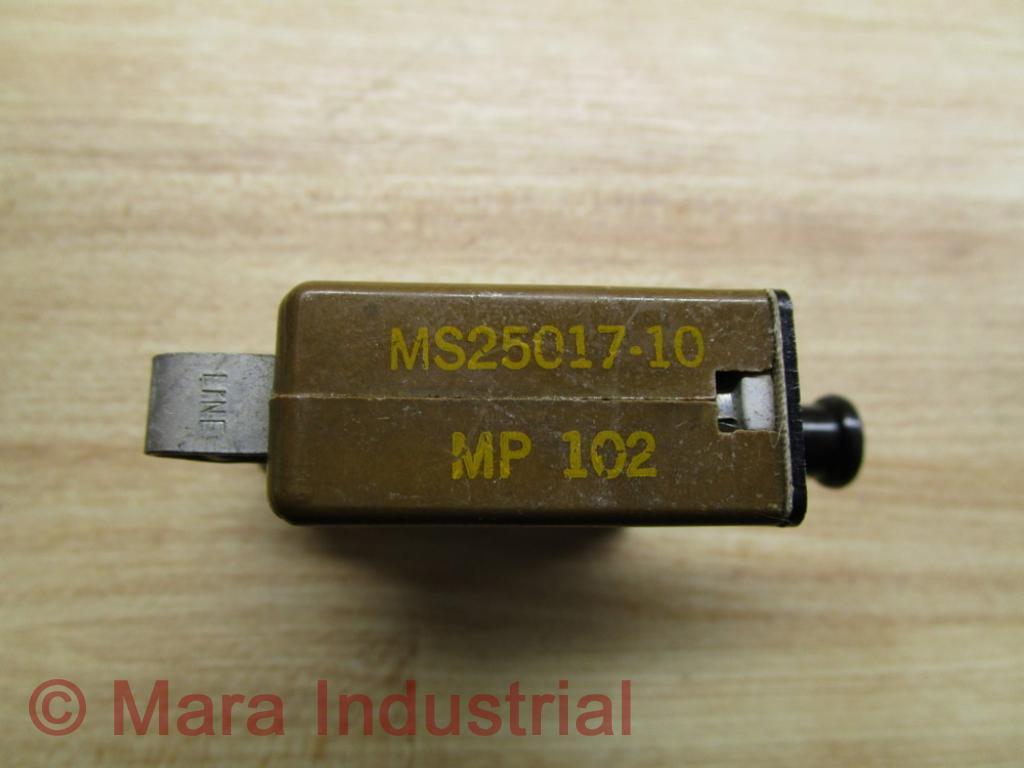 Mechanical Products MS25017-10 Circuit Breaker MP 102