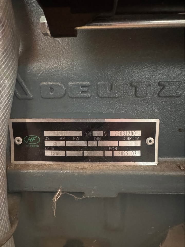 Deutz Diesel Model F3L912 Diesel Engine 3 CYLINDER 47 HP new