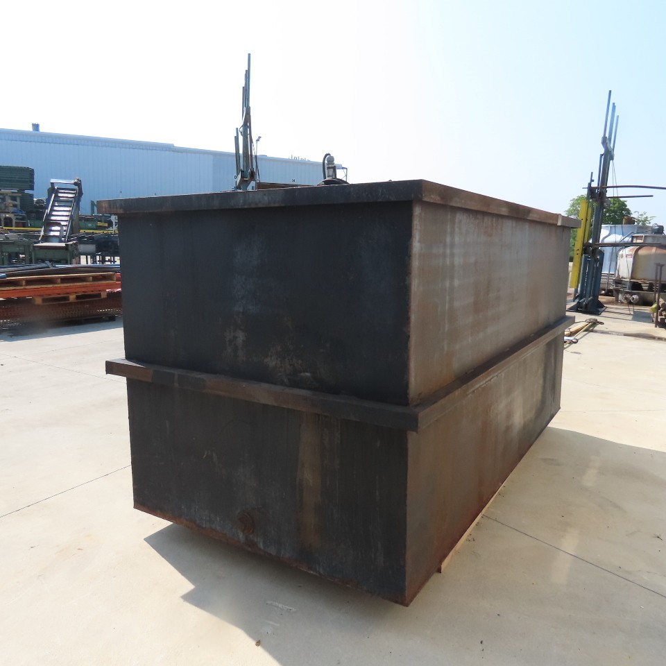 1800 Gallon Open Top Steel Waste Oil Recovery Storage Tank 120″ x 60″ x 60″ Tank
