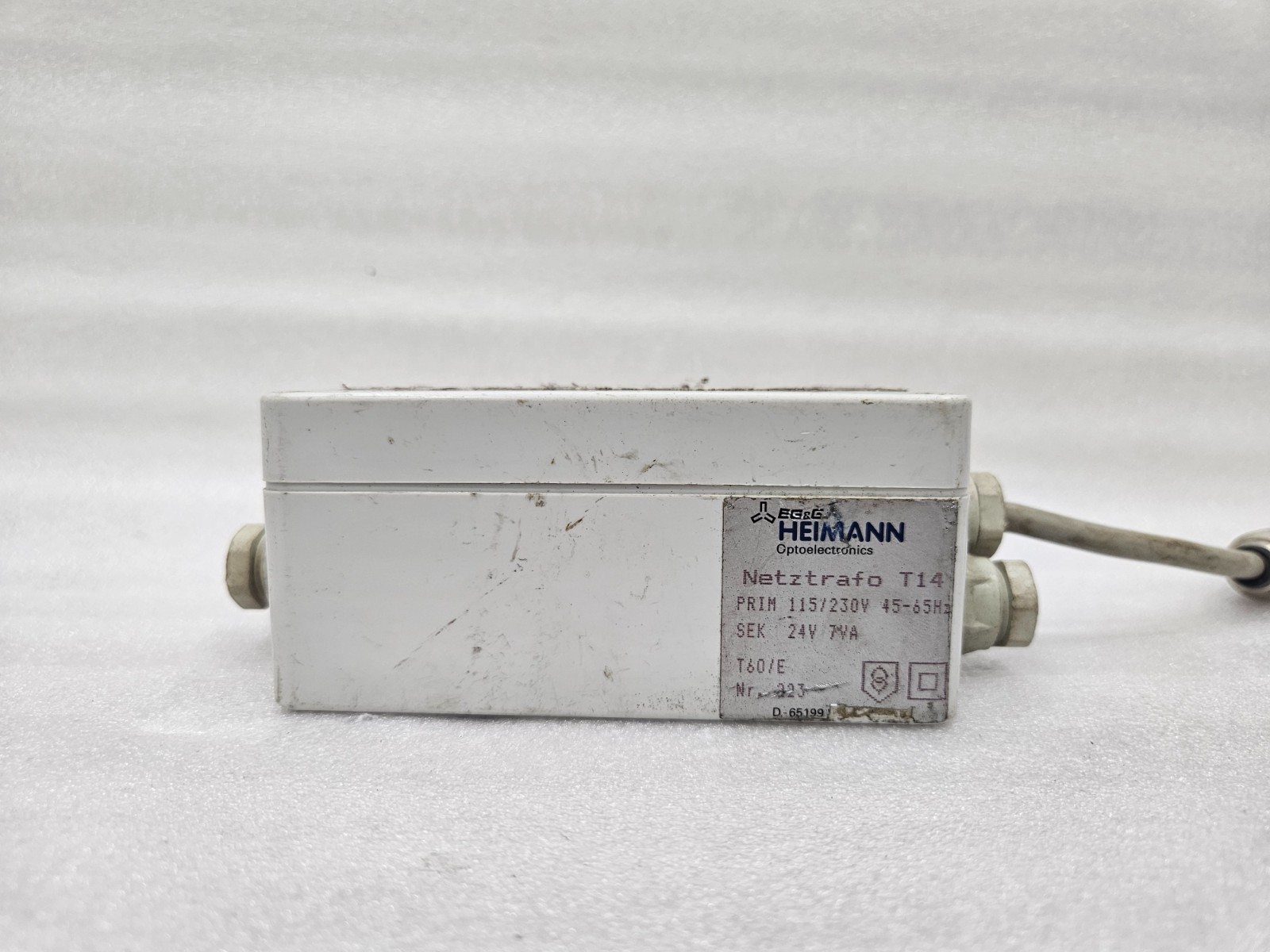 HEIMANN Optoelectronics Netztrafo T14 PPRIM 115/230V 45-65Hz SEK 24V 7VA