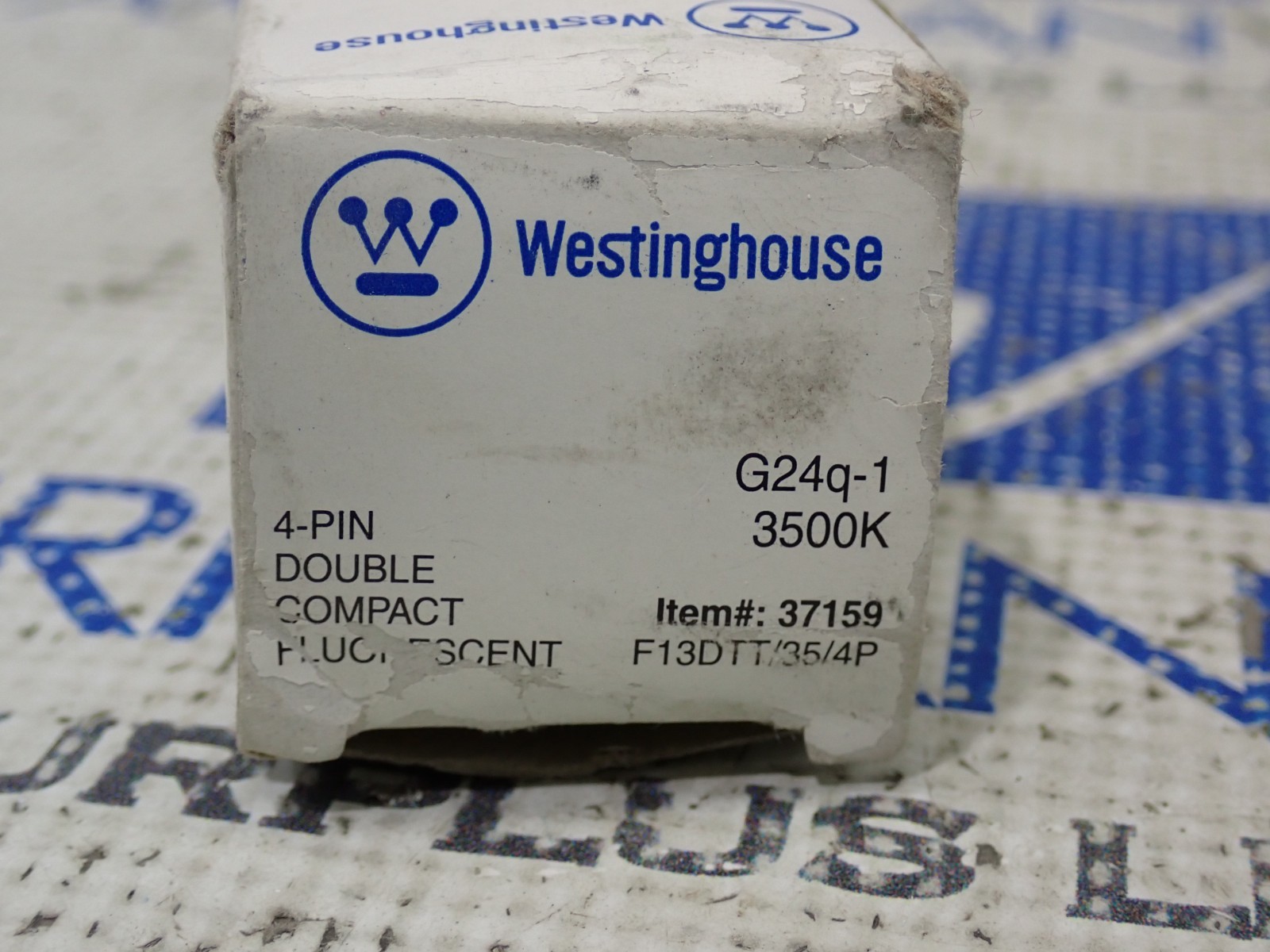 Westinghouse F13DTT/35/4P 13W Double Compact Fluorescent G24q-1 4 Pin