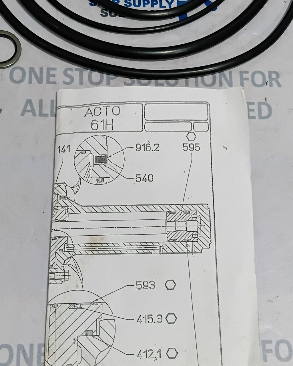 KSB AMRI ACTO 61H FT-H71-018-B Sealing Kit / Seal Repair Kit