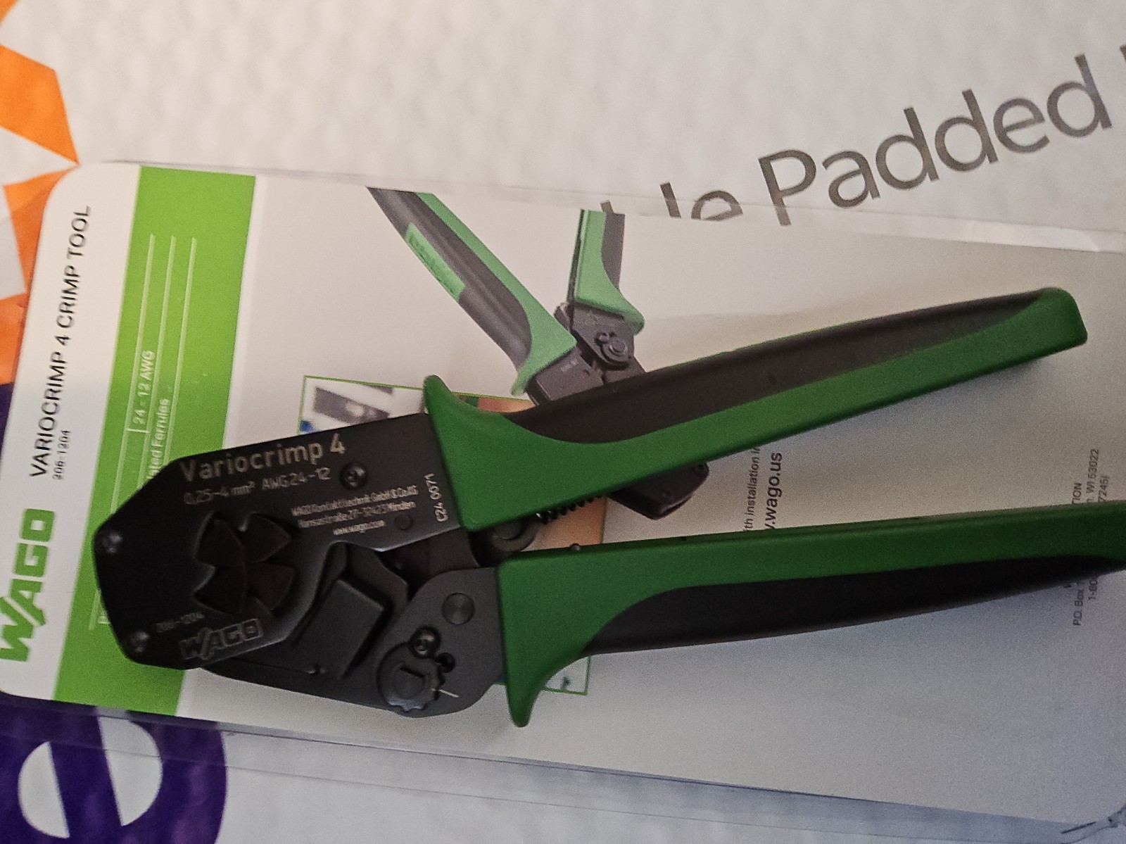 WAGO 206-1204 Variocrimp 4 Crimping Tool (New/Sealed)