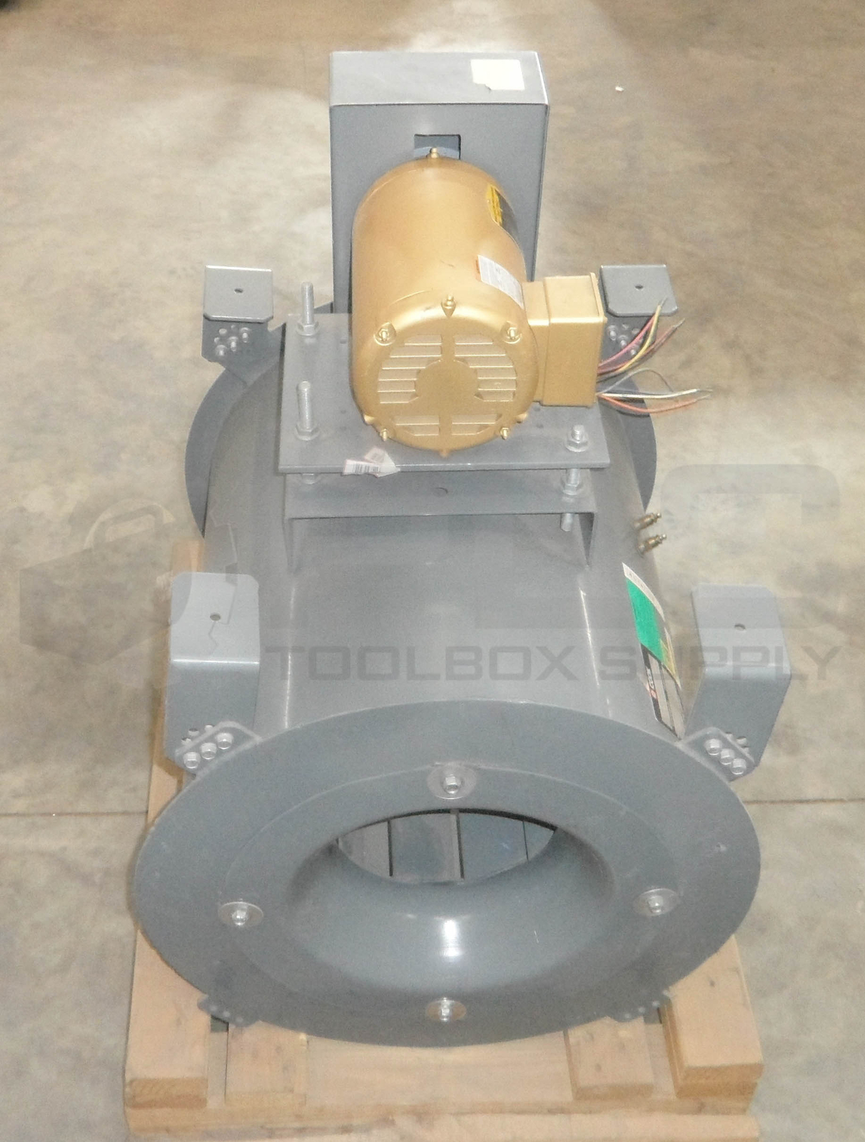 NEW LOREN COOK 135 TONH-B INLINE BLOWER FAN FF-3009 JOHNSTONE W/ BALDOR EM3157T
