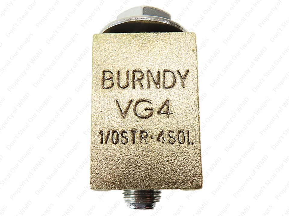 Burndy VG4 VISEIT Vise Clamp 1/0 STR 4 SOL Copper Alloy Connector NEW NO BOX