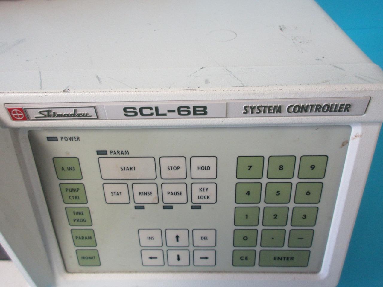 SHIMADZU SCL-6B SYSTEM CONTROL WITH CORD & PC-11L PC-14N PC15N RS232C MODULES