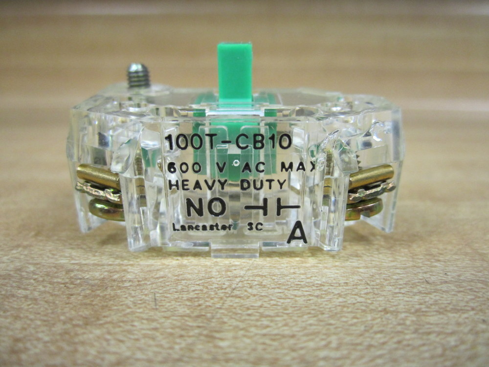 Sylvania 100T-CB10 Joslyn Clark Contact Block 100TCB10 Series A