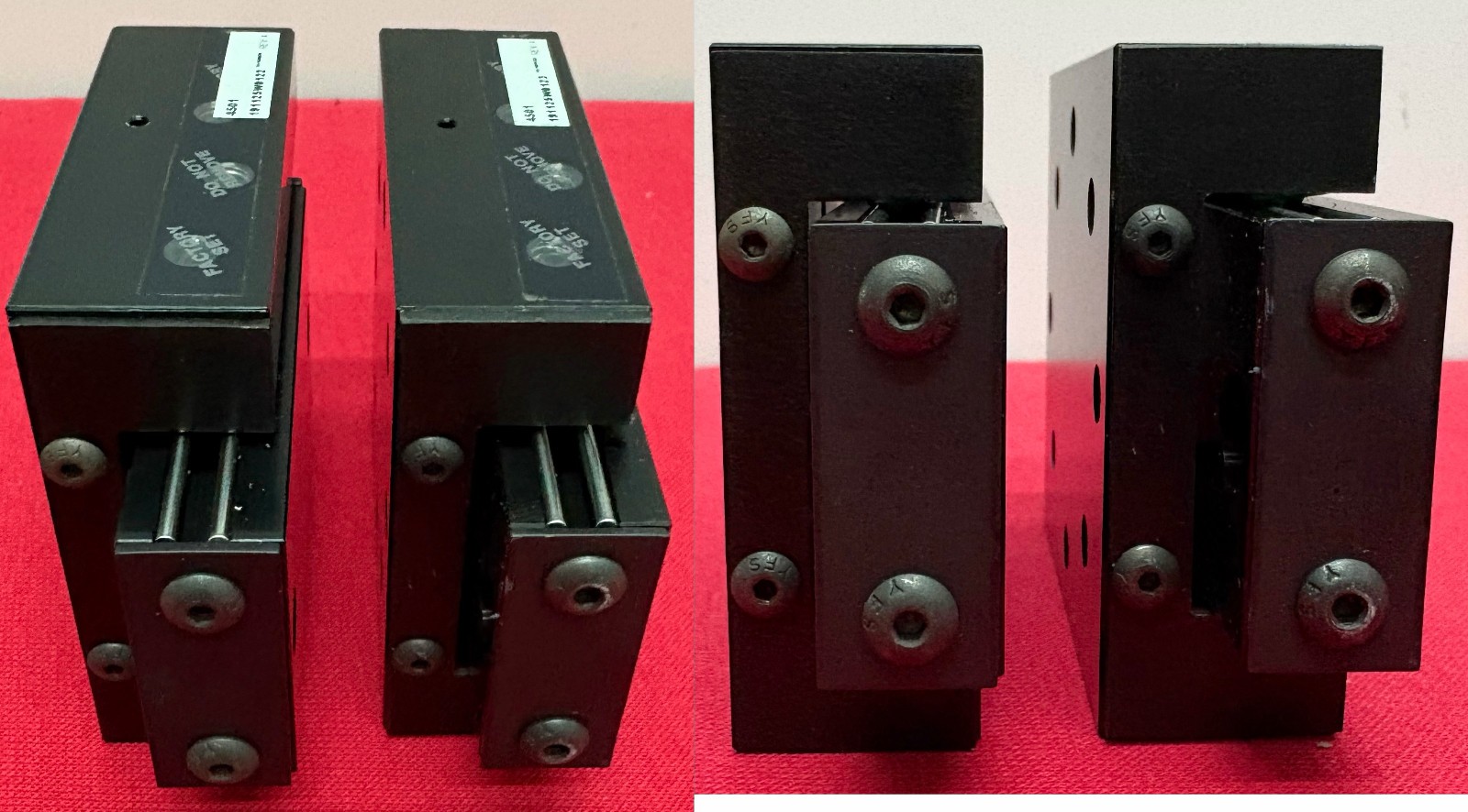 PARKER 4501 LINEAR BALL BEARING SLIDE TABLE REV A 1″ TRAVEL – 1 LOT QTY 2
