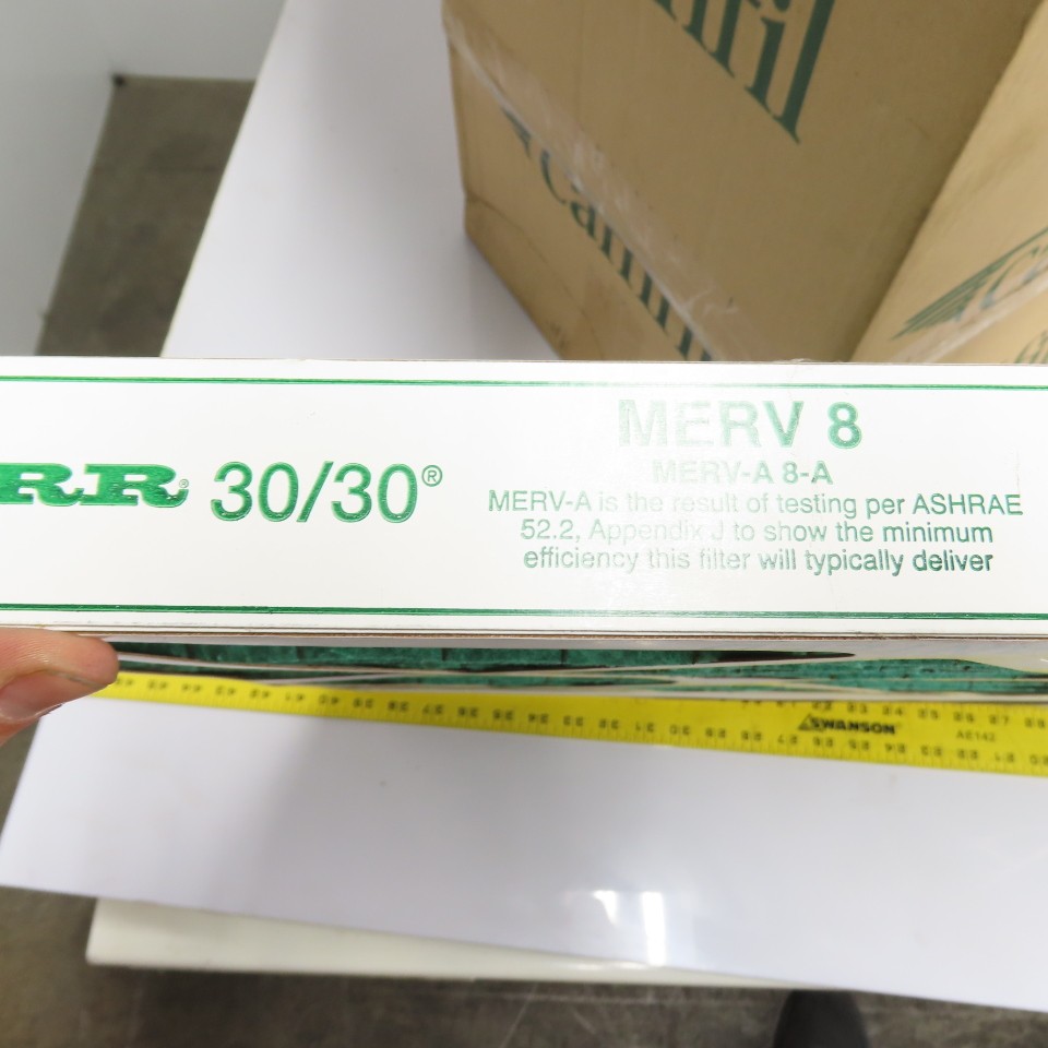 Camfil Farr 30/30 Pleated Air Filters MERV 8 20-1/2x27x2″ Lot of 6