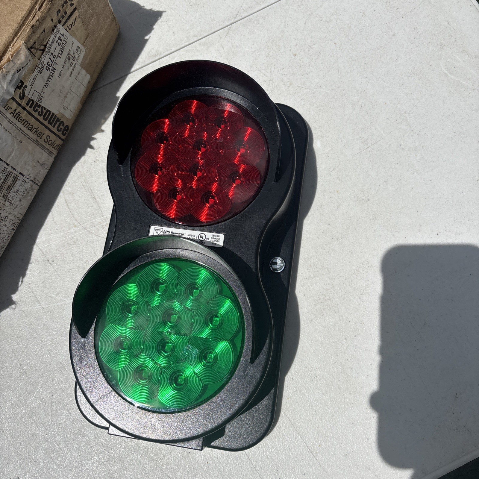 APS Traffic Control Visual Signaling Light Red & Green Truck Loading Dock LED