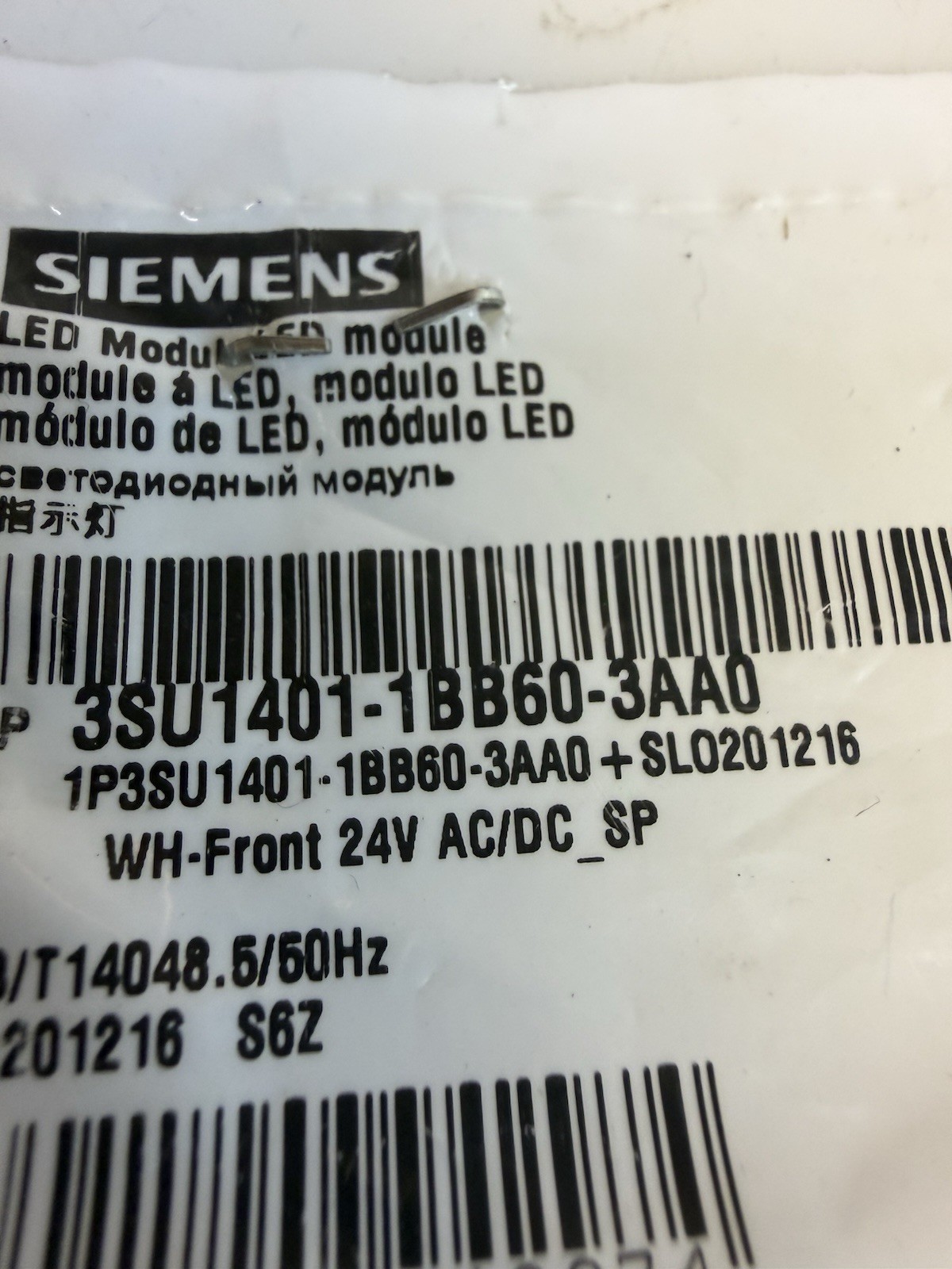Siemens 3SU1401-1BB60-3AA0 LED Module NEW