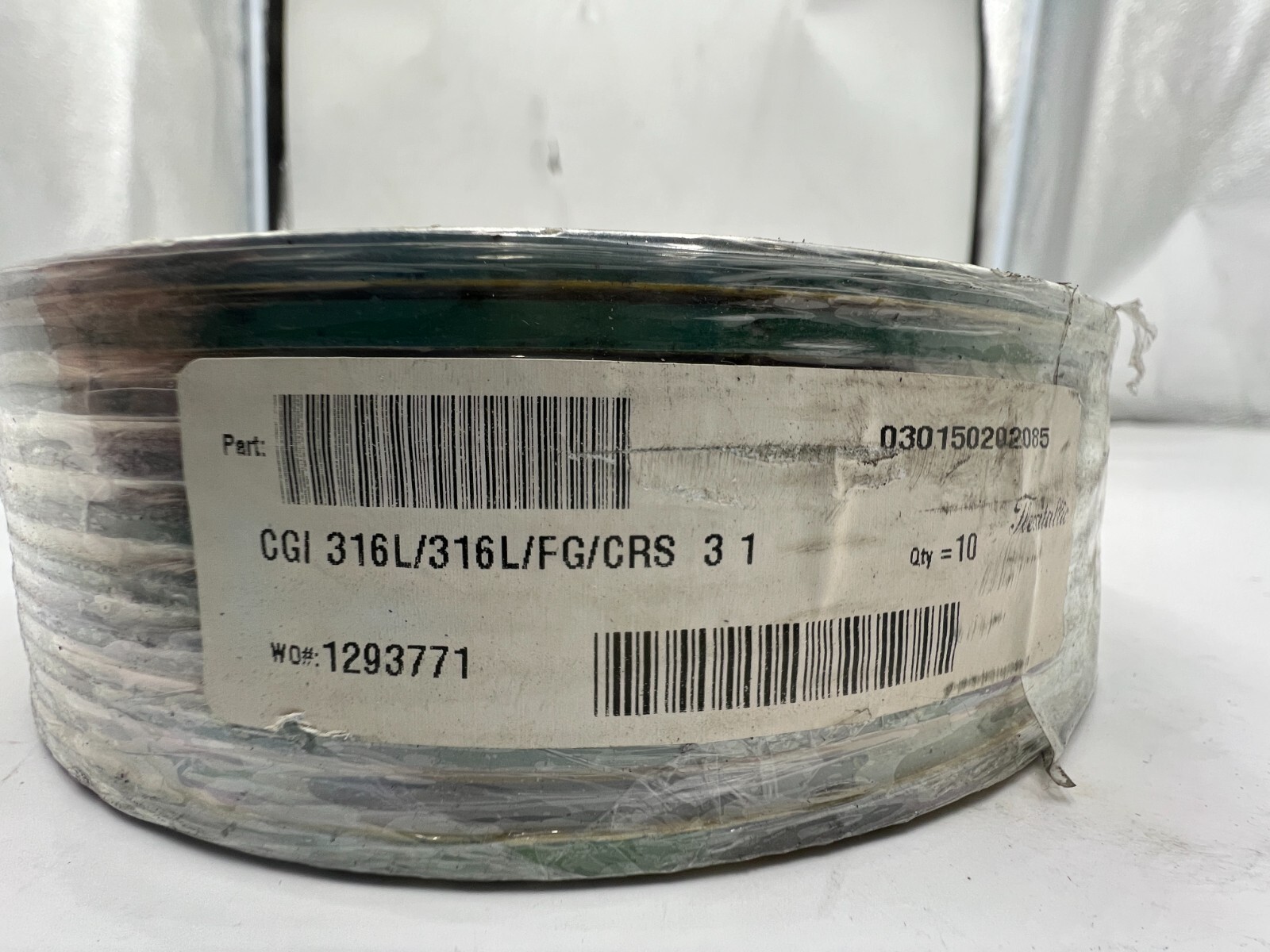 (QTY 10) Flexitallic 030150202085 Spiral Wound Gasket 3″ 1500 ASME B16.20 Yellow