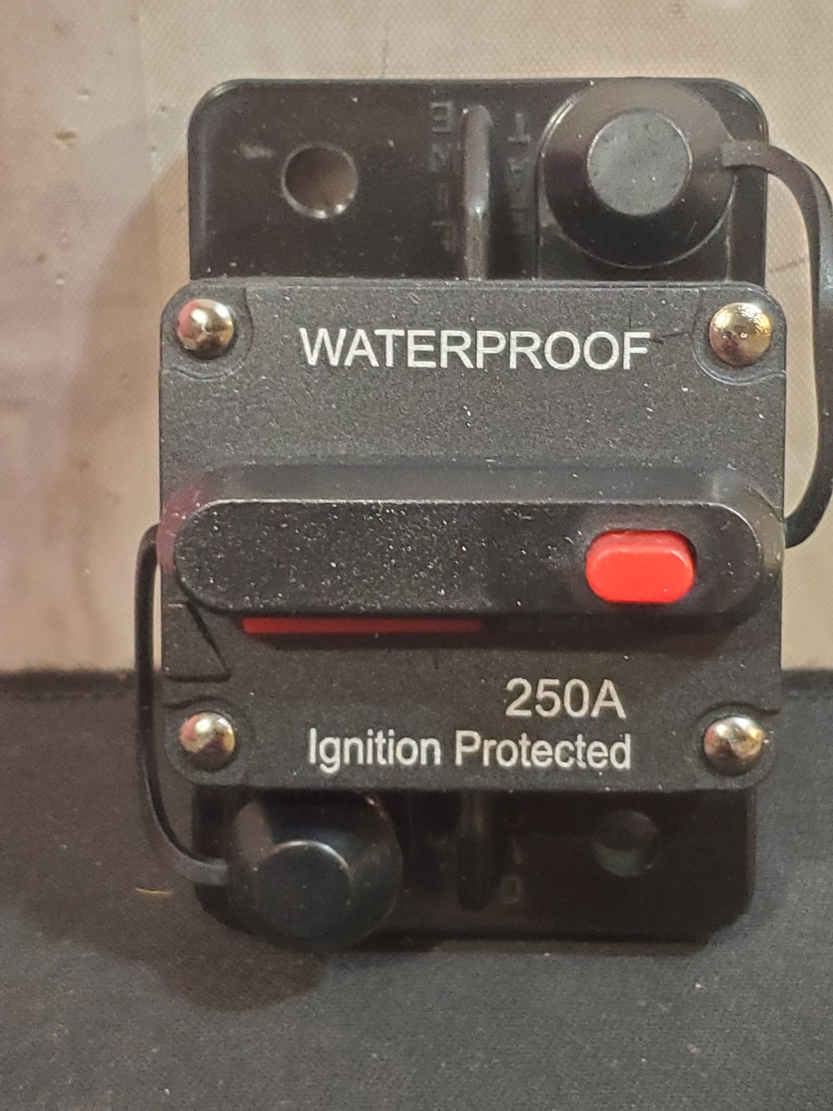 MARINE USE 250 Amp Waterproof Circuit Breaker,with Manual Reset