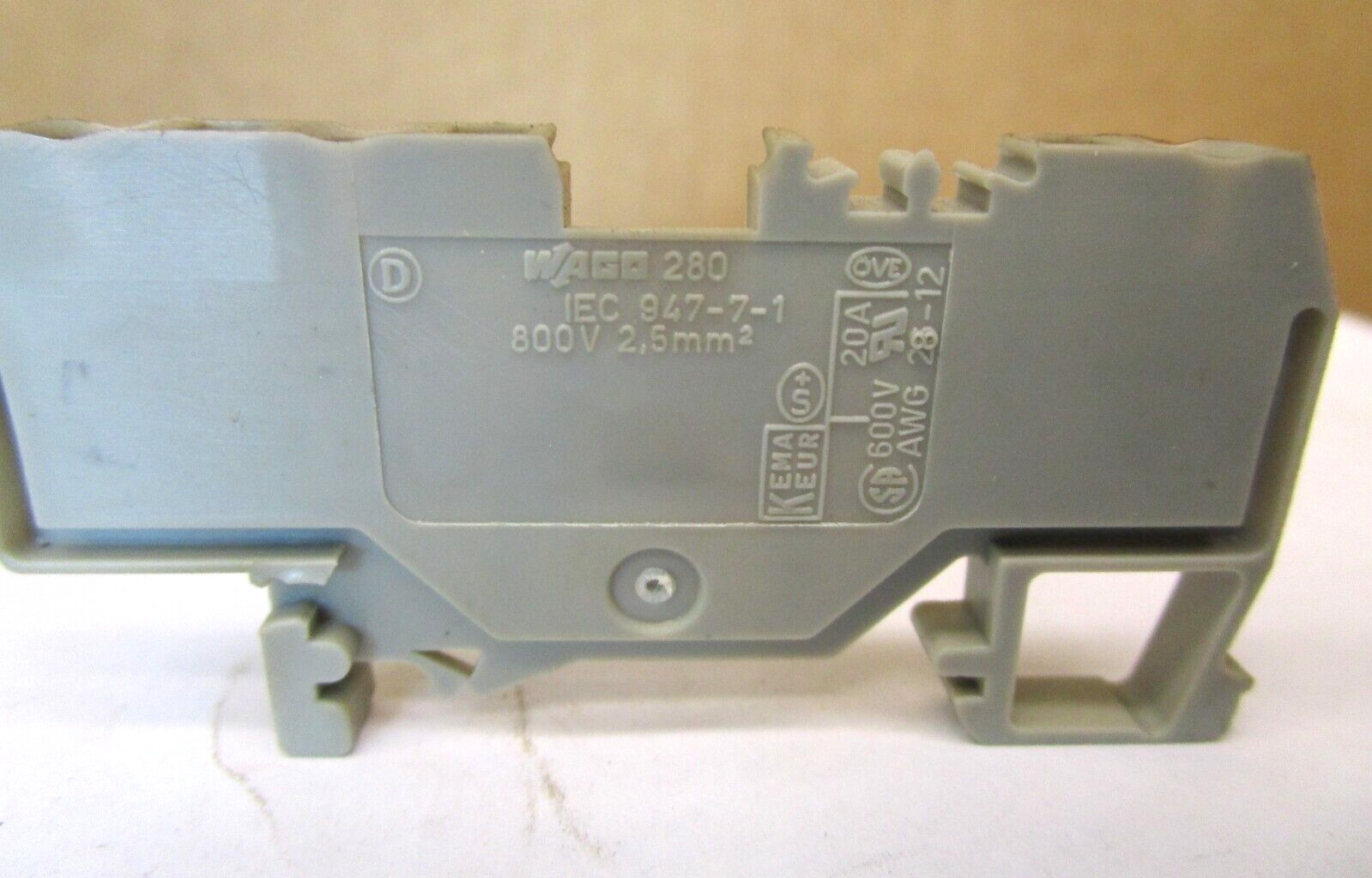 WAGO 249 WAGO 280 Blue x 24 Pcs WAGO 280 Gray x 5 Pcs w/ Rail 947-7-1 47075LR