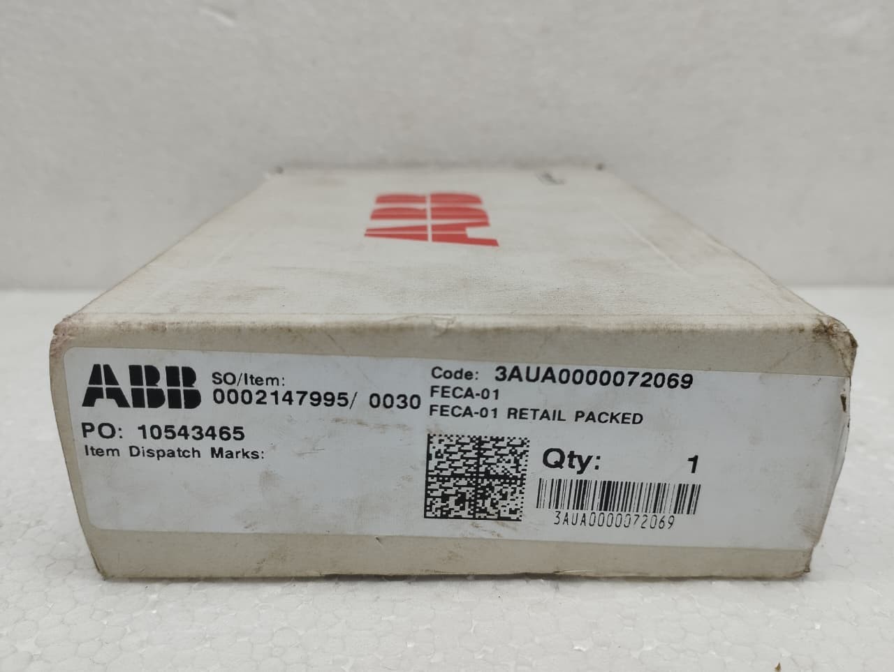 USED ABB FECA-01 EtherCAT Adapter 3AUA0000072078 New