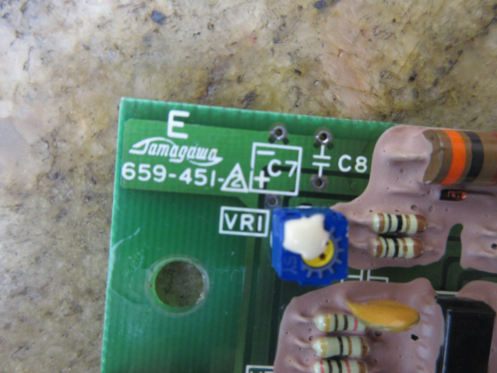 TAMAGAWA SPINDLE MOTOR ENCODER CIRCUIT BOARD 659-451-2