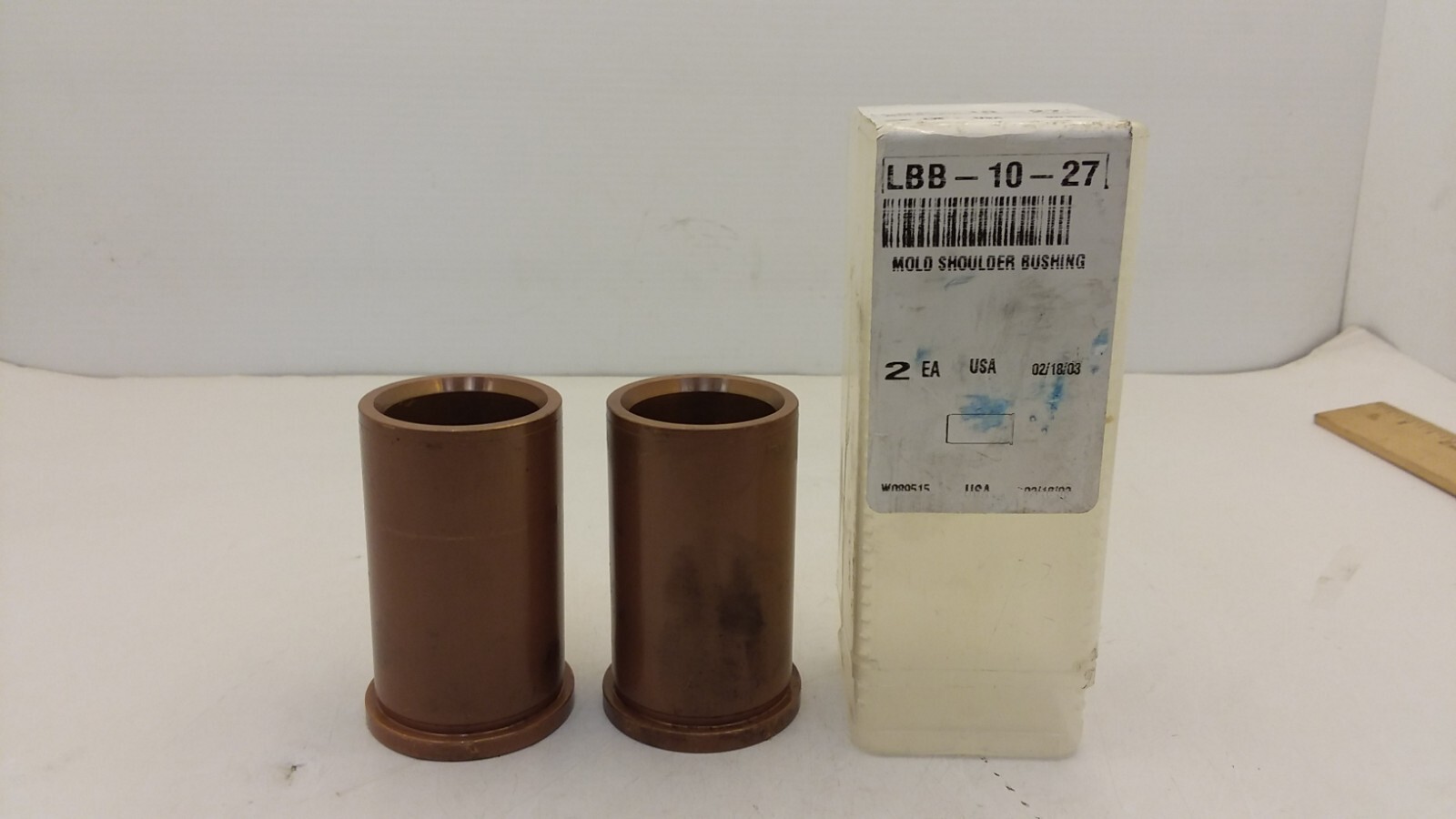 LAMINA LBB-10-27 MOLD SHOULDER BUSHING 1.25″ ID 1.62″ OD PACK OF 2 NIB