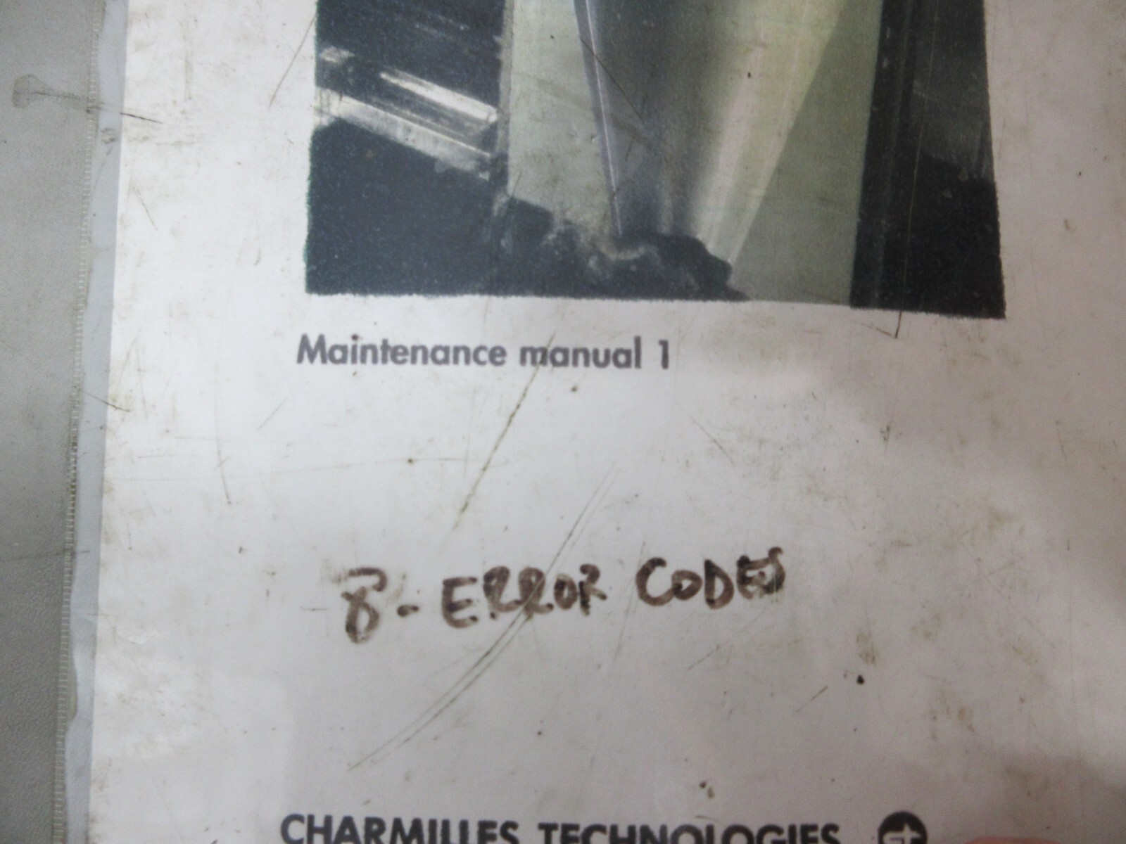 1997 CHARMILLES ROBOFIL 290 EDM 290 300 310 500 510 MAINTENANCE MANUAL