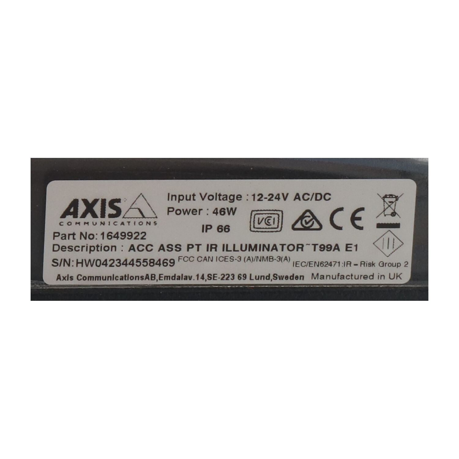 Axis Communication 5801-901 New NFP