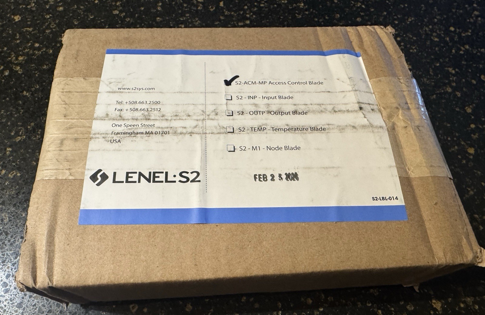 S2‑ACM Access Control Application Blade – 2-Reader, 4 Inputs, 4 Outputs