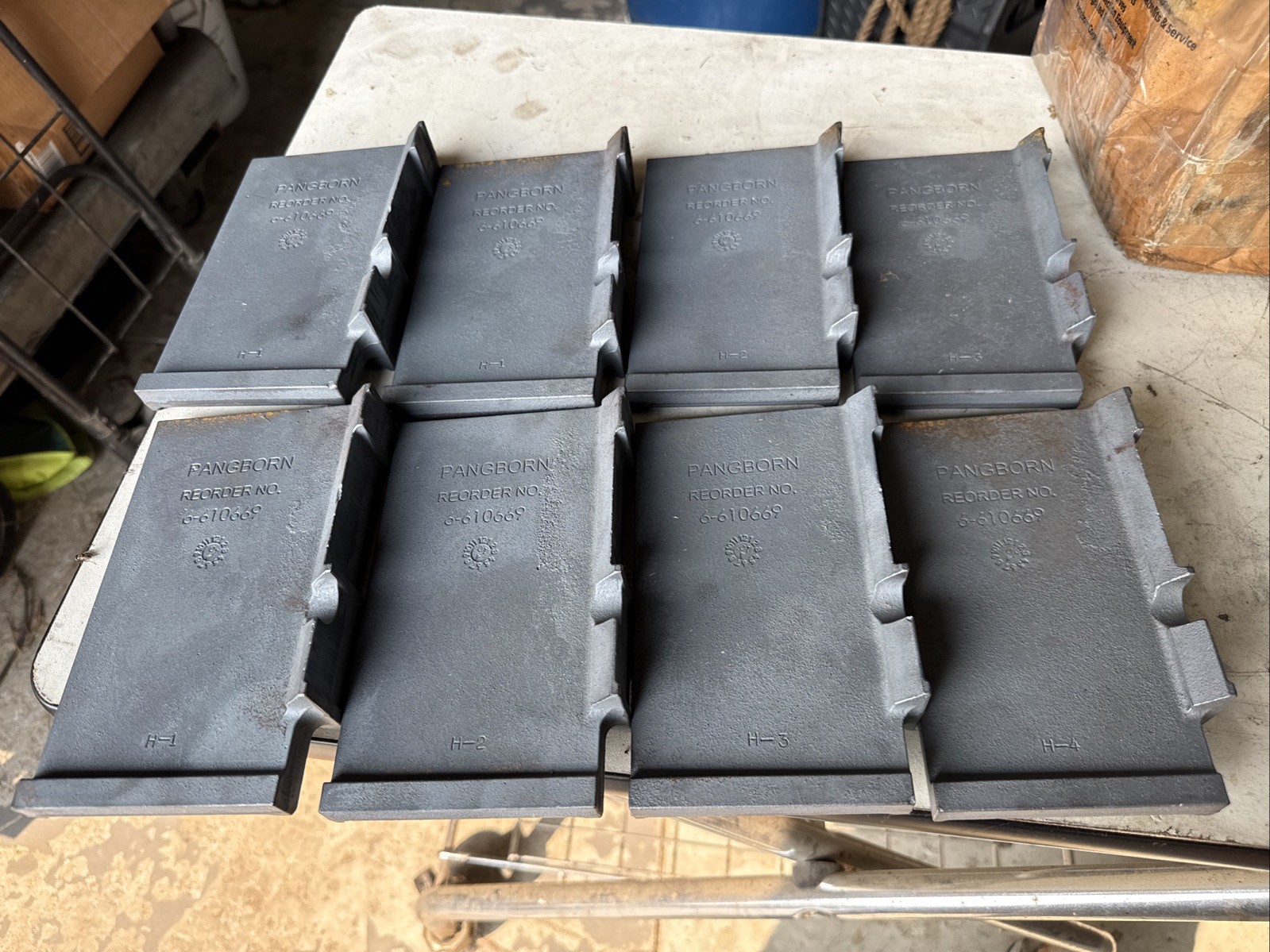 New Pangborn 6-610669 H1-H4 CW Vane (Box of 8) 6610669