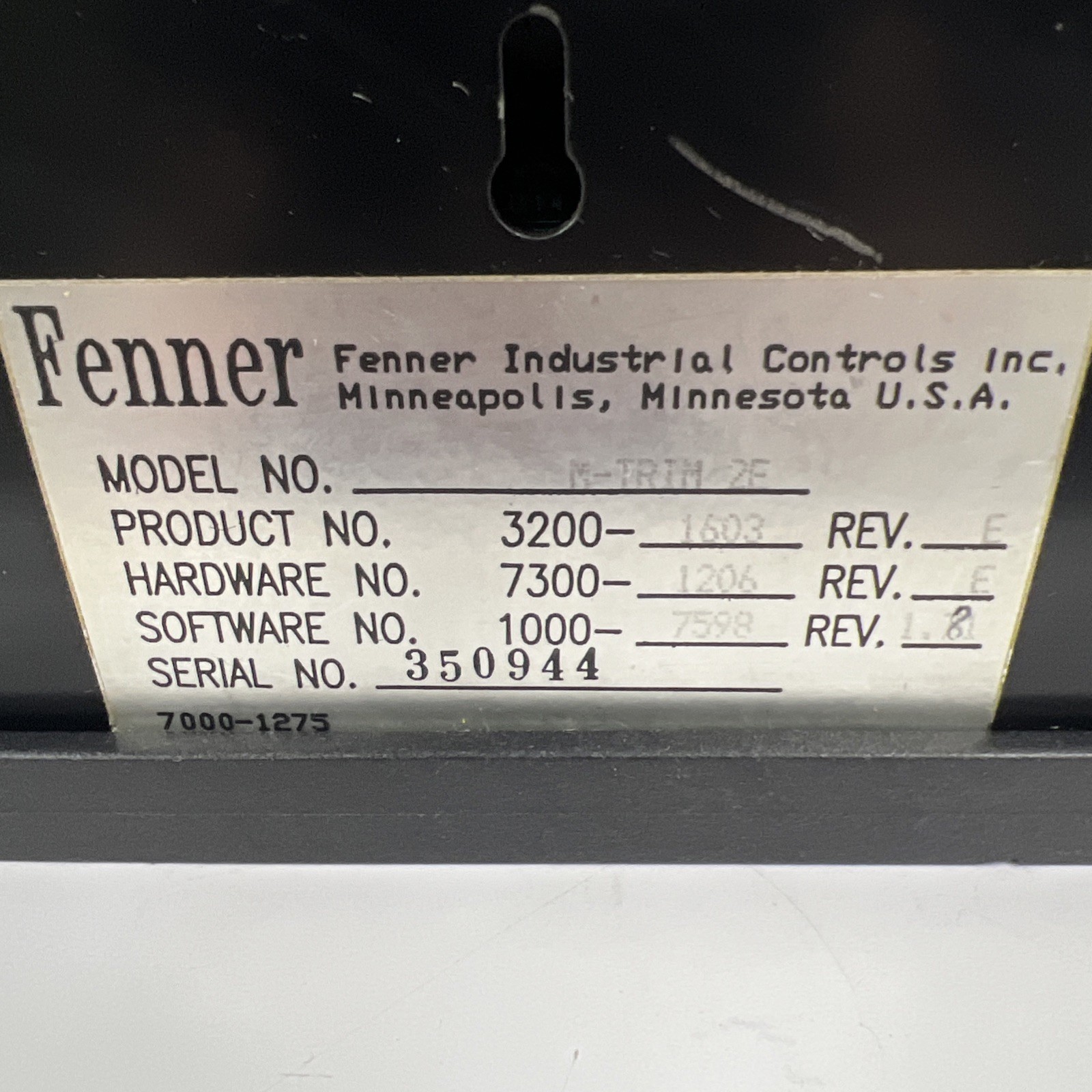 FENNER M-TRIM-2E SPEED CONTROL UNIT