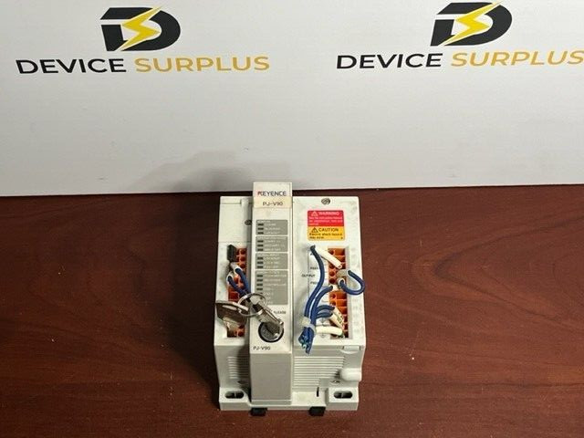 KEYENCE PJ-V90 Light Curtain Controller Module W/ KEY