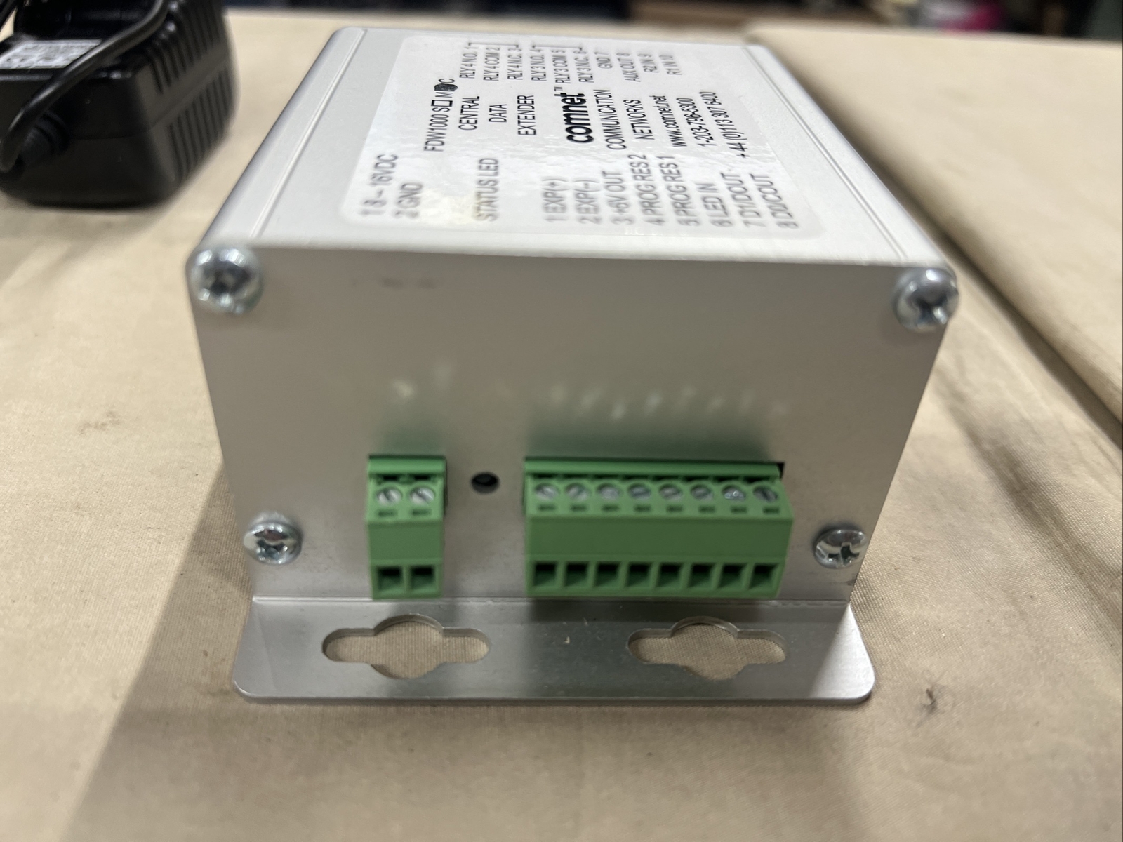 Comnet FDW1000 M/C Fiber Optic Wiegand Data Link Extender Remote Unit