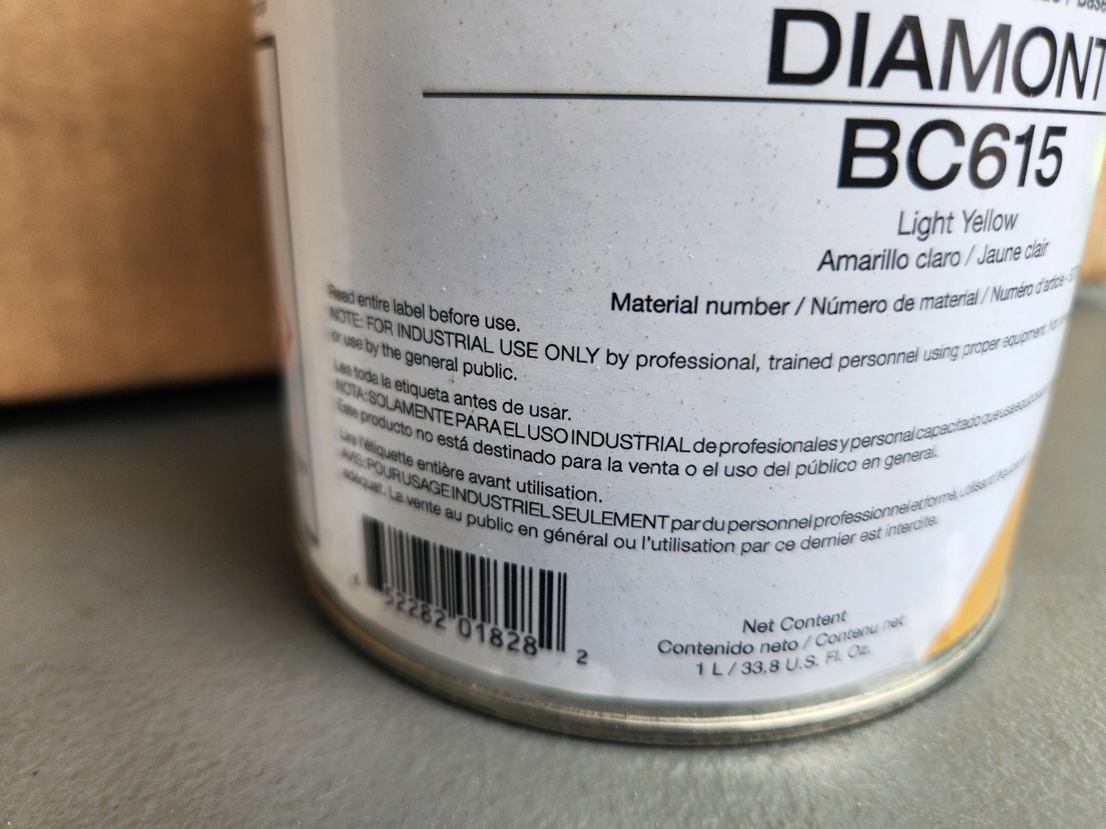 R-M Diamont BC615 Light Yellow Tinting Base 1 L