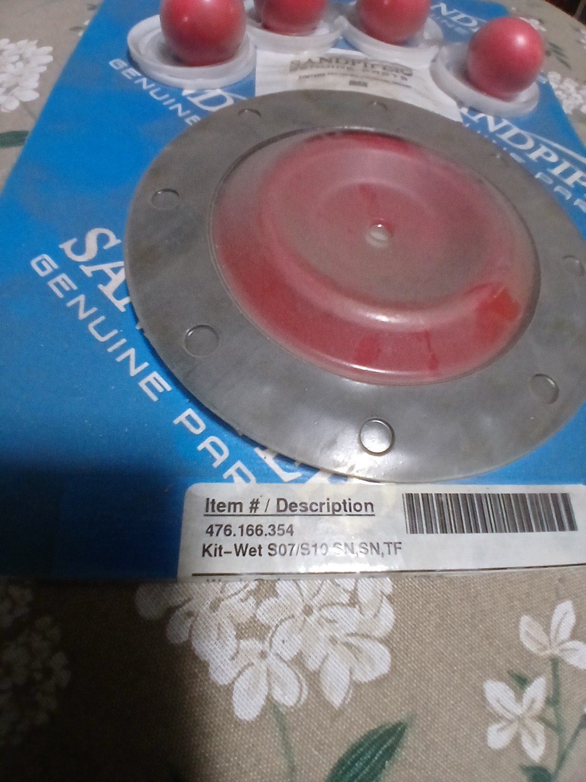 SEALED NEW SANDPIPER 476.166.354 REPAIR KIT-WET S07/S10 SN,SN,TF