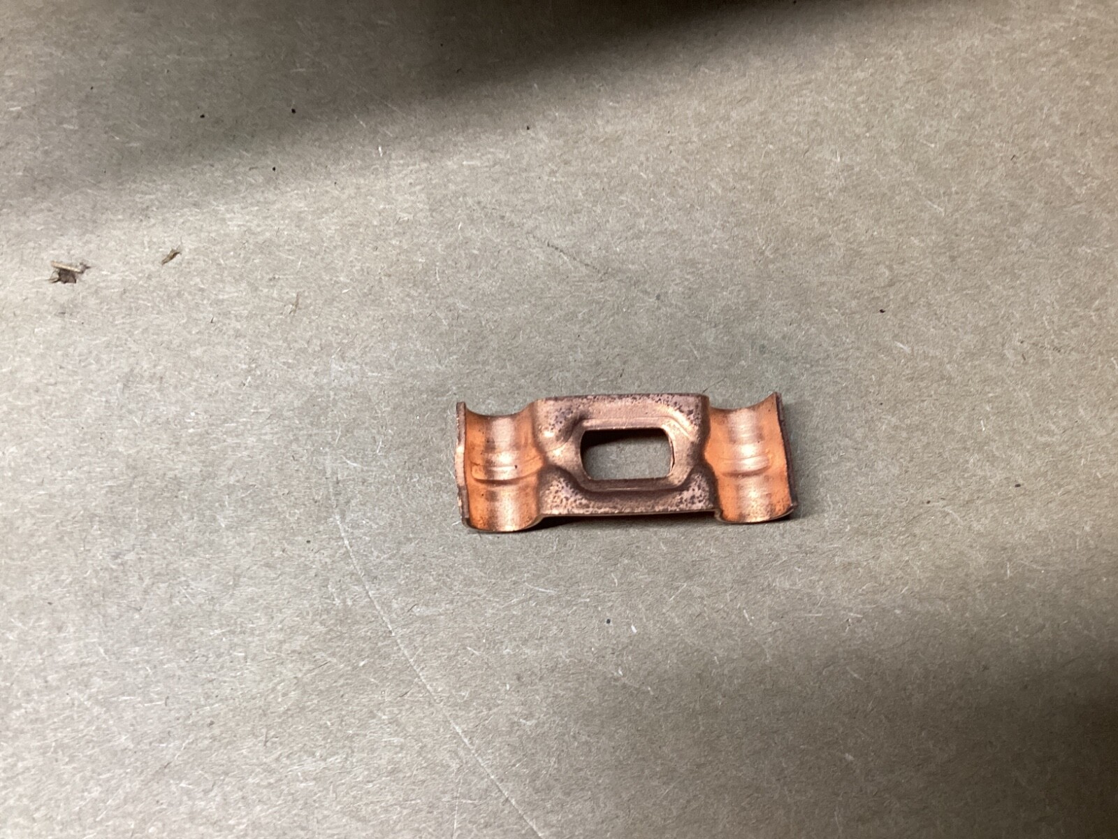 (QTY 100) Minerallac 300SC SLOTTED DUPLEX JIFFY CLIP COPPER PLATE #100G135*CO